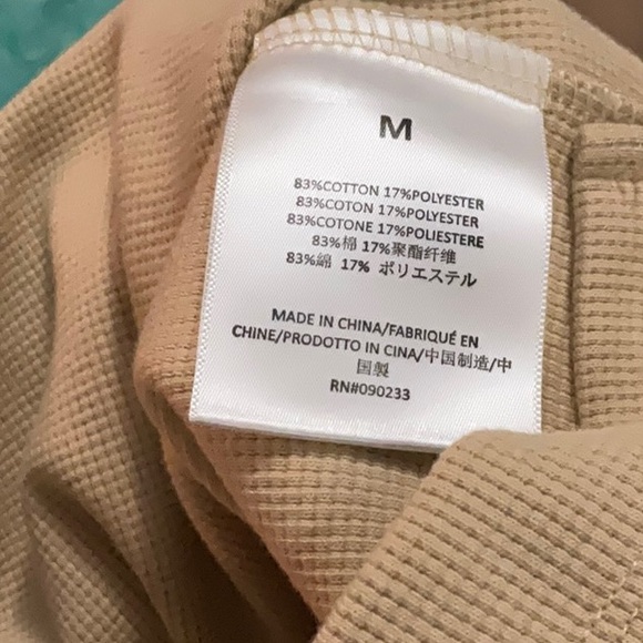 Fear of God Essentials Waffle Tank Sand MEDIUM NWT balletcore street rare - Picture 9 of 10